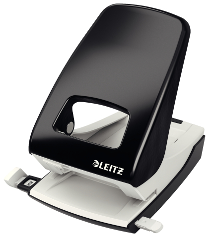 Articole pentru birou - Perforator 40 coli model 5138 metalic negru leitz