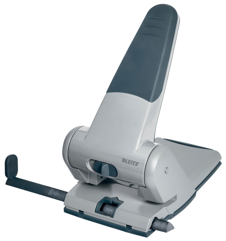 Articole pentru birou - Perforator 65 coli model 5180 metalic gri leitz