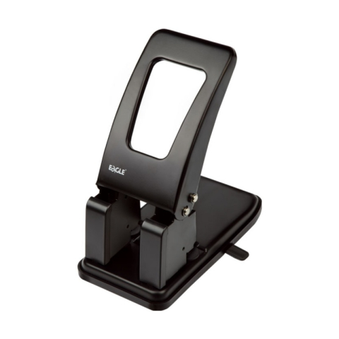Birotică și Papetărie - Perforator Eagle TY845R, 100 coli, metalic, negru