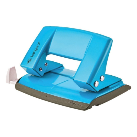 Perforator Kangaro AION-10G/S, 10 coli, metalic, albastru turqoise, blister [1]