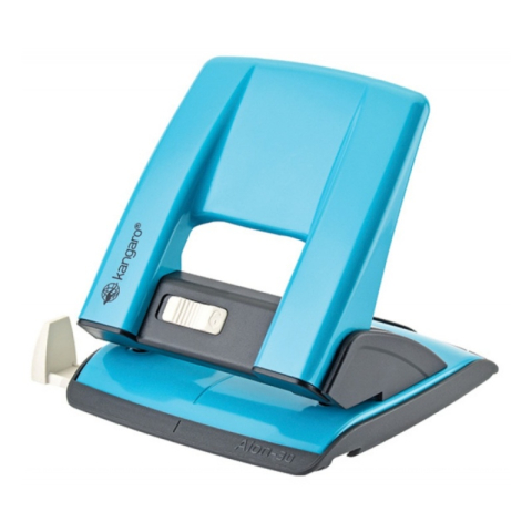 Birotică și Papetărie - Perforator Kangaro AION-30, 30 coli, metalic, bleu