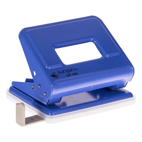 Birotică și Papetărie - Perforator Kangaro DP-485, 16 coli, metalic, albastru