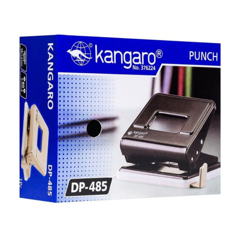 Perforator Kangaro DP-485, 16 coli, metalic, negru [1]