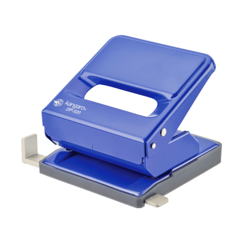 Birotică și Papetărie - Perforator Kangaro DP-520, 25 coli, metalic, albastru