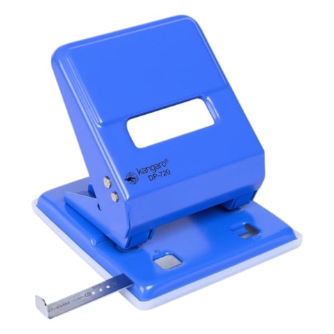 Birotică și Papetărie - Perforator Kangaro DP-720, 36 coli, metalic, albastru
