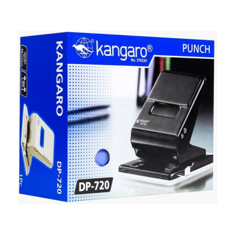 Perforator Kangaro DP-720, 36 coli, metalic, negru [1]