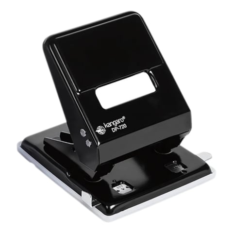 Birotică și Papetărie - Perforator Kangaro DP-720, 36 coli, metalic, negru