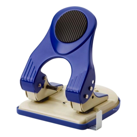Birotică și Papetărie - Perforator Kangaro Perfo-40, 40 coli, metalic, albastru