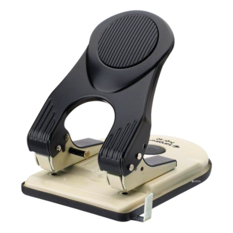 Birotică și Papetărie - Perforator Kangaro Perfo-40, 40 coli, metalic, negru