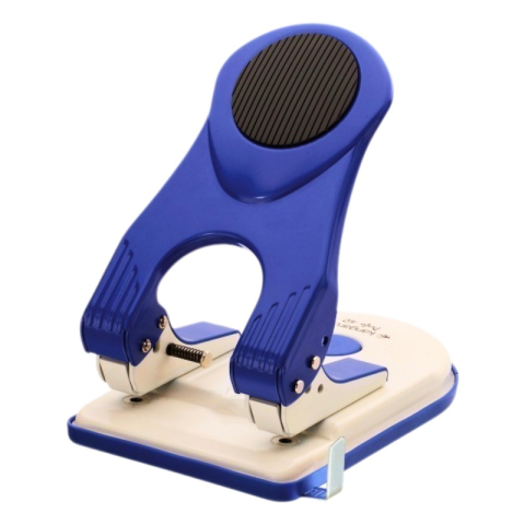 Birotică și Papetărie - Perforator Kangaro Perfo-60, 60 coli, metalic, albastru
