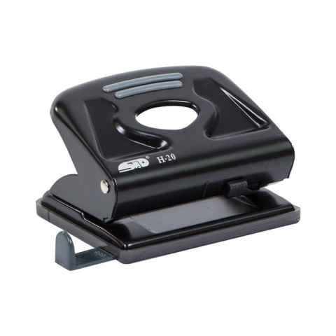 Birotică și Papetărie - Perforator STD H-20, 20 coli, metalic, negru