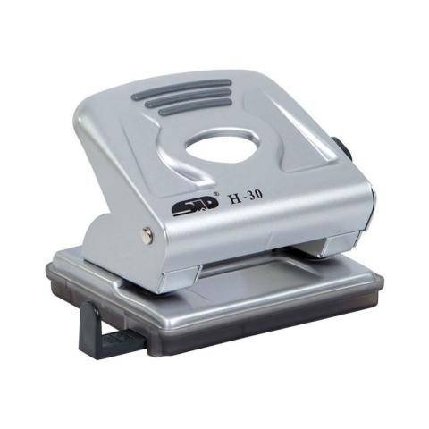 Birotică și Papetărie - Perforator STD H-30-020, 33 coli, plastic, gri