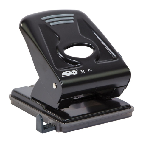 Birotică și Papetărie - Perforator STD H-40, 40 coli, plastic, negru
