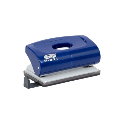 Birotică și Papetărie - Perforator STD P-811, 10 coli, plastic, albastru/violet