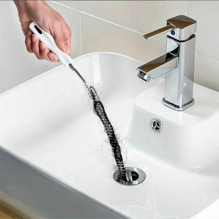 Perie Spriala pentru Desfundat Tevi si Chiuveta, 45 cm - Micostore.ro [3]