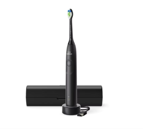 Ingrijire personala & Cosmetice - Periuta de dinti electrica philips sonicare 5300 hx7101/02, 62000 miscari/min, 1 program, 1 capat, negru