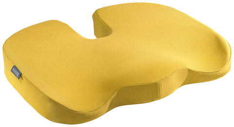 Articole pentru birou - Pernuta ergonomica scaun galben chihlimbar cosy leitz