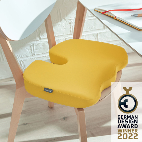 Pernuta ergonomica scaun galben chihlimbar cosy leitz [1]