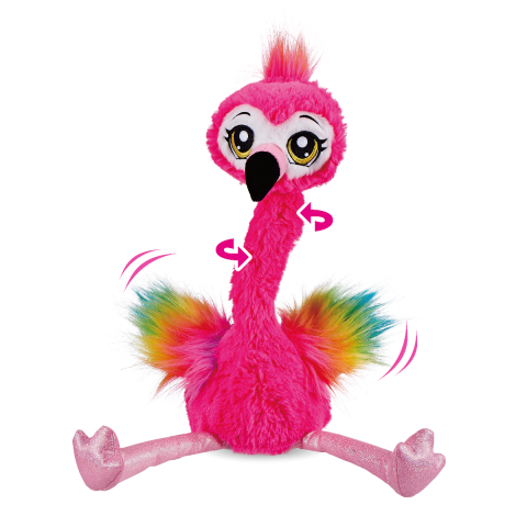 Pets Alive - Jucarie de plus interactiva, Frankie flamingo dansator varsta 3-5 ani ,5-7 ani ,7-9 ani, Fete [1]
