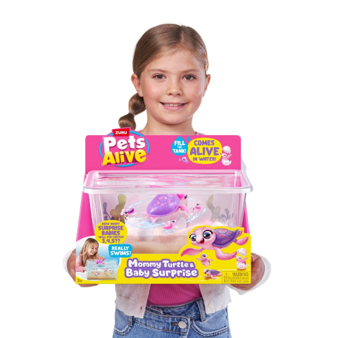 Pets Alive  Set de joaca interactiv, Mama Testoasa si puii sai [2]