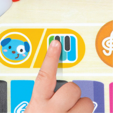 Pian cu sunete si lumini cu 8 taste pentru bebelusi, winfun, varsta de la 1 an la 3 ani [7]