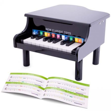 Jucării și Jocuri pentru copii - Pian 'Grand Piano' - Negru