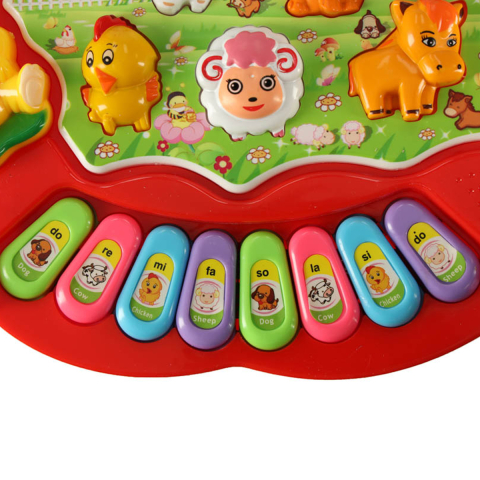 Pian Interactiv Educational cu Sunete de Animale 18 Luni+ [4]