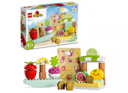 LEGO® - Piata cu produse organice, varsta de la 2 ani la 4 ani