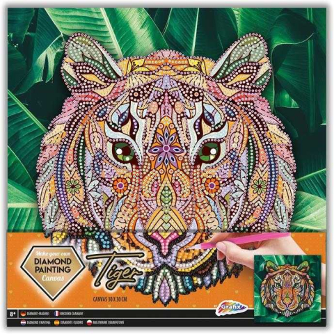 Art & Craft si Artizanat - Pictura cu diamante panza 30x30cm Grafix