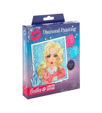 Goblenuri, Tablouri, Pictura cu diamante - Pictura cu diamante rama foto 15x15cm Grafix 