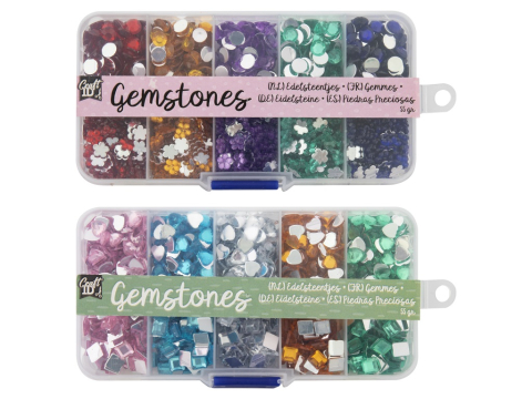 Art & Craft si Artizanat - Pietricele STRASURI decorative in cutie 55 gr Grafix 