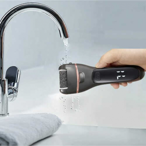 Pila Electrica pentru Calcaie, Piele Moarta cu 2 Viteze, 3 Capete si LED [5]