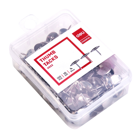Pioneze inox 100 buc cutie plastic deli [1]