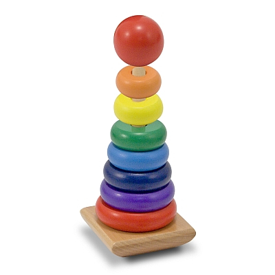 Jucării și Jocuri pentru copii - Piramida Curcubeu Melissa and Doug