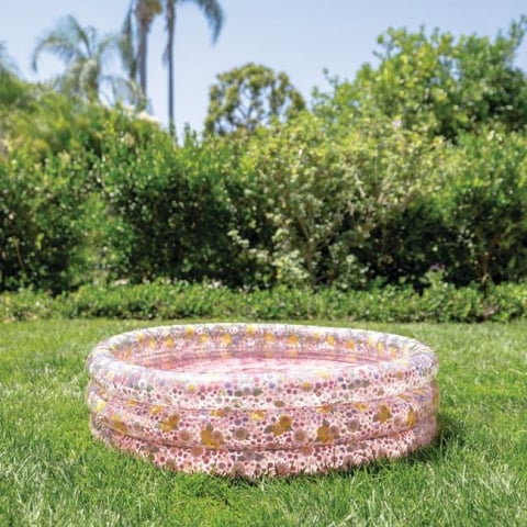 Piscina Copii Intex, Gonflabila, Roz, Model Flori pentru Fete, 86 cm [3]
