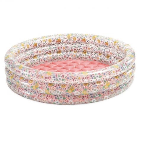 Piscina Copii Intex, Gonflabila, Roz, Model Flori pentru Fete, 86 cm [6]