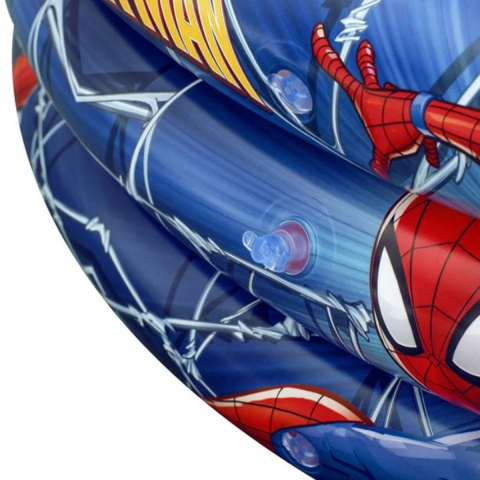 Piscina Gonflabila pentru Copii, Spiderman, Structura cu 3 Inele, Capacitate 200 Litri [4]