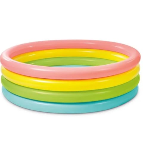 Jucării și Jocuri pentru copii - Piscina Gonflabila pentru Copii, Structura cu 4 Inele, Capacitate 780 Litri, Multicolor