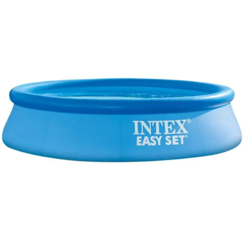 Jucării și Jocuri pentru copii - Piscina Intex Easy Set cu Filtru, Capacitate 1942 Litri, Albastru