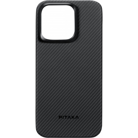 Pitaka Husa MagEZ 4 Aramida 600D iPhone 15 Plus, MagSafe Negru / Gri [5]