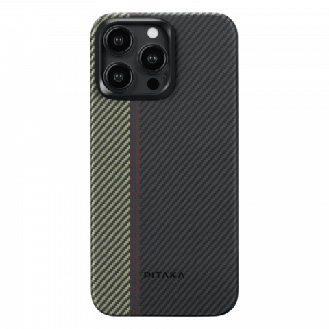 Pitaka Husa MagEZ 4 Aramida 600D iPhone 15 Pro, MagSafe Overture [3]
