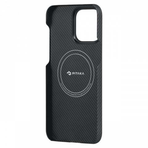 Pitaka Husa MagEZ 4 Aramida 600D iPhone 15 Pro Max, MagSafe Rhapsody [1]