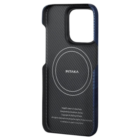 Pitaka Husa MagEZ 4 StarPeak Over the horizon 1500D, Aramida MagSafe iPhone 15 Plus [3]