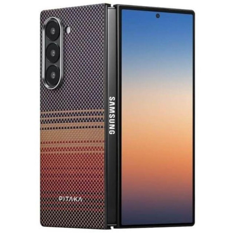 Laptop, Tablete & Telefoane - Pitaka Husa MagEZ 5 Aramida 600D Samsung Galaxy Z Fold6 Sunset