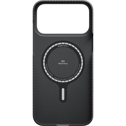 Pitaka Husa MagEZ 7 600D Ultra-Slim Aramida Magsafe iPhone 17 Pro Max Negru / Gri [2]