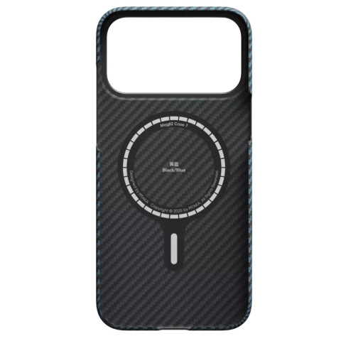 Pitaka Husa MagEZ 7 Pro 600D Ultra-Slim Aramida Magsafe iPhone 17 Pro Negru / Albastru [1]