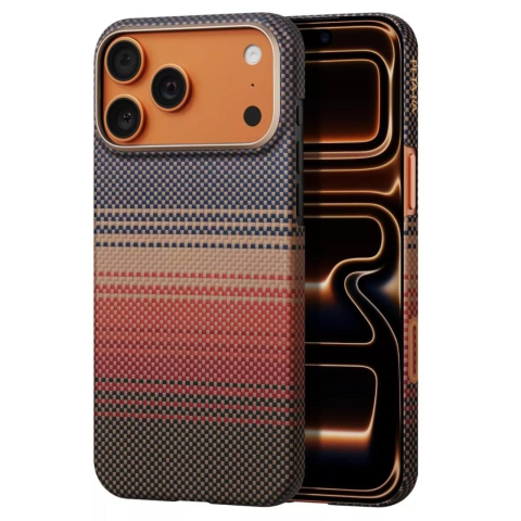 Pitaka Husa MagEZ 7 Ultra-Slim Aramida Magsafe iPhone 17 Pro Max Sunset [9]