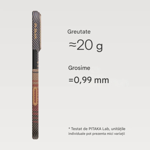 Pitaka Husa MagEZ 7 Ultra-Slim Aramida Magsafe iPhone 17 Sunset [2]