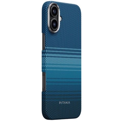 Laptop, Tablete & Telefoane - Pitaka Husa Tactile Woven Aramida Magsafe iPhone 16 Moonrise