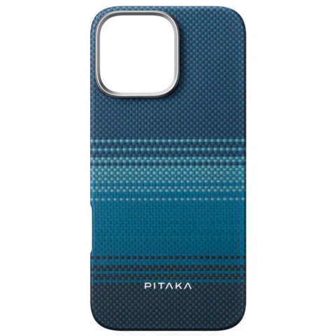 Laptop, Tablete & Telefoane - Pitaka Husa Tactile Woven Aramida Magsafe iPhone 16 Pro Max Moonrise